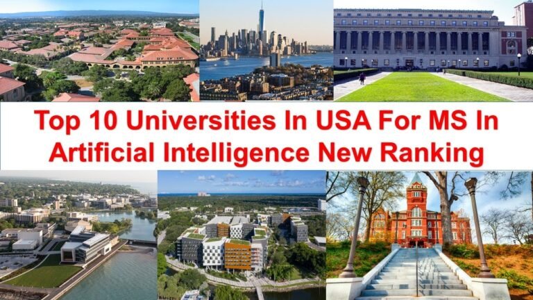 Top USA Universities for AI, Computer Science & Software Engineering